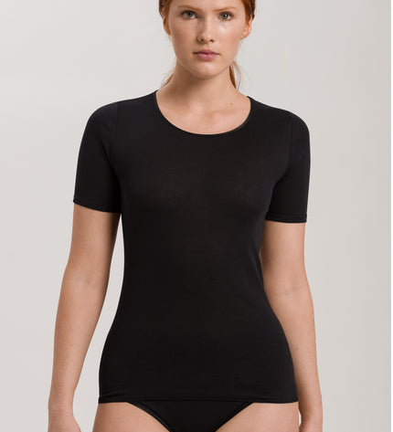 Hanro Shirt Kurzarm Cotton Seamless