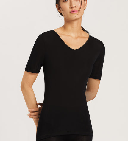 Hanro kurzarm Shirt Pure Silk