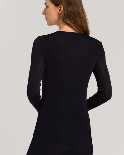 Hanro langarm Shirt Pure Silk