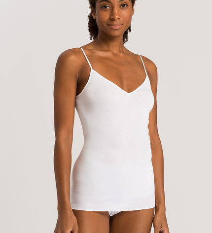 Hanro Spaghetti Top Cotton Seamless