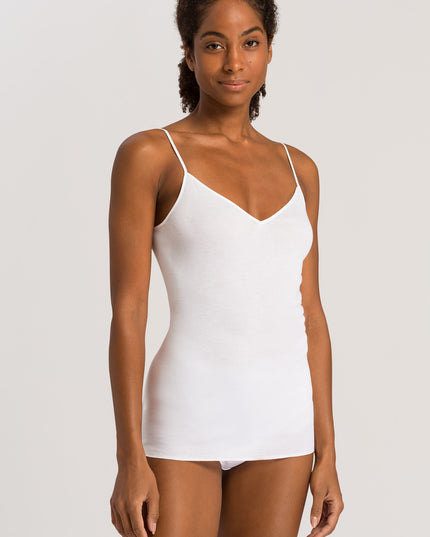 Hanro Spaghetti Top Cotton Seamless