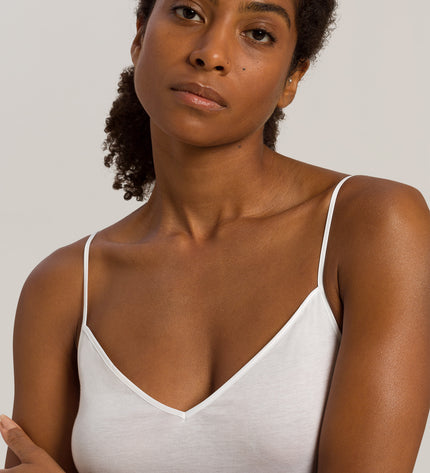 Hanro Spaghetti Top Cotton Seamless
