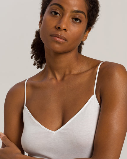 Hanro Spaghetti Top Cotton Seamless