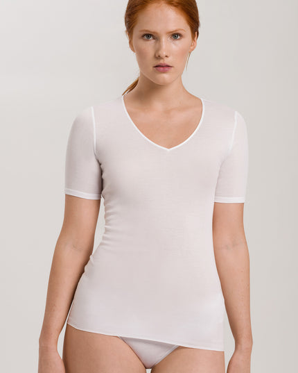 Hanro Shirt Kurzarm Cotton Seamless