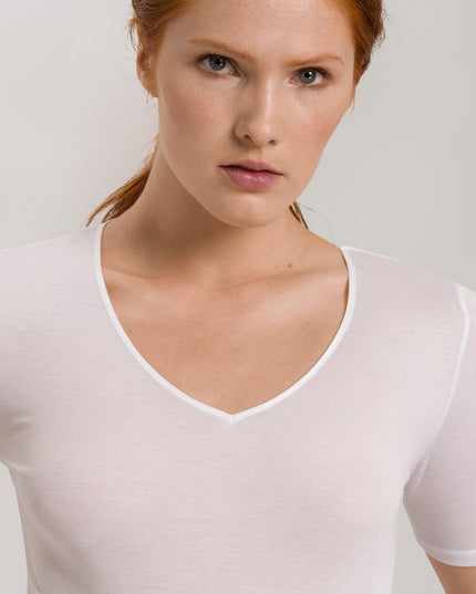 Hanro Shirt Kurzarm Cotton Seamless