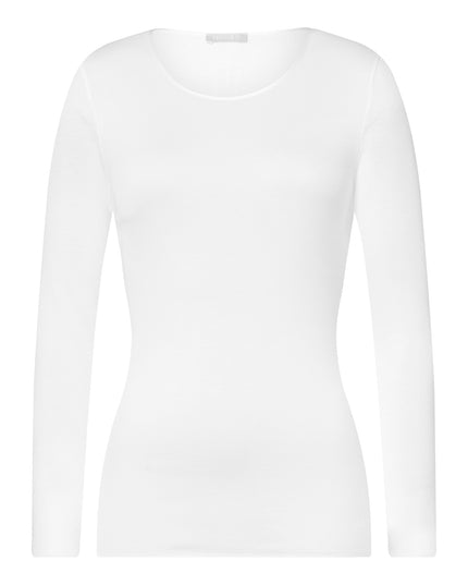 Hanro Shirt langarm Cotton Seamless