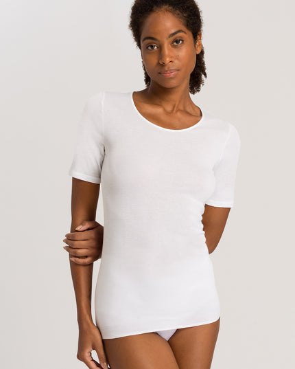 Hanro Shirt Kurzarm Cotton Seamless