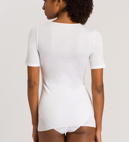 Hanro Shirt Kurzarm Cotton Seamless