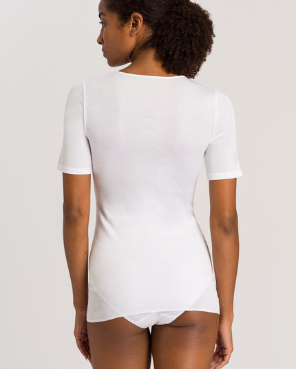 Hanro Shirt Kurzarm Cotton Seamless