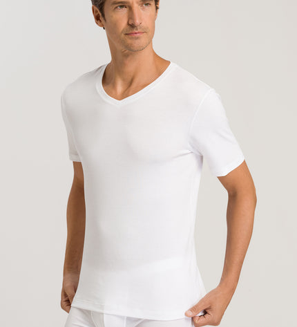 Hanro Men V-Neck Shirt Sea Island Cotton