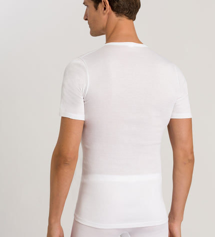 Hanro Men Kurzarm Shirt Cotton Pure