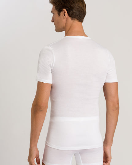 Hanro Men Kurzarm Shirt Cotton Pure