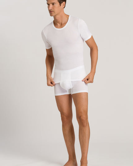 Hanro Men Kurzarm Shirt Cotton Pure