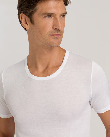 Hanro Men Kurzarm Shirt Cotton Pure