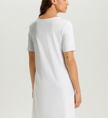 Hanro kurzarm Nachthemd Cotton Silk
