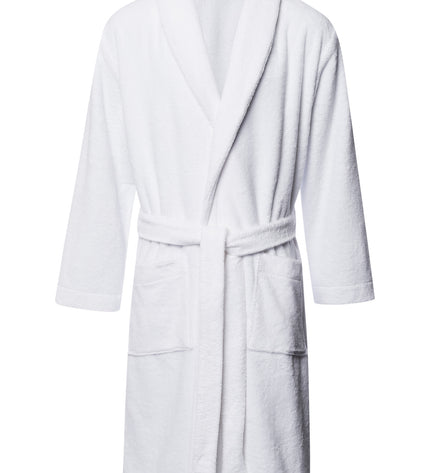 Hanro Men Bademantel mit Bindegürtel Robe Selection weiss