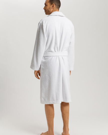 Hanro Men Bademantel mit Bindegürtel Robe Selection weiss