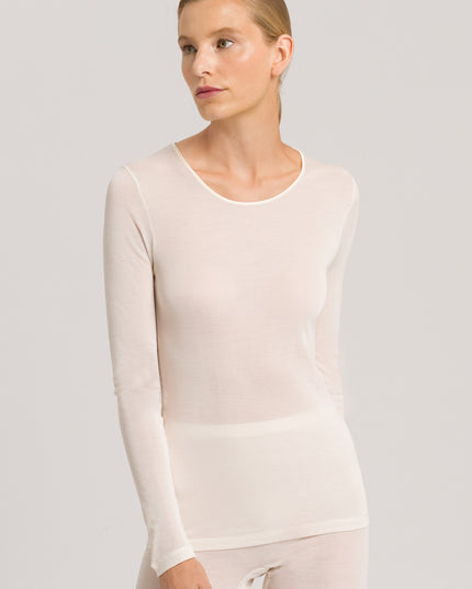 Hanro langarm Shirt Pure Silk