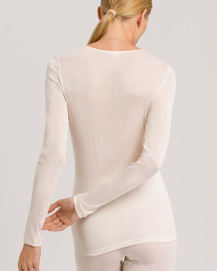 Hanro langarm Shirt Pure Silk