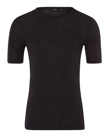 Hanro Men Kurzarm Shirt Woolen Silk