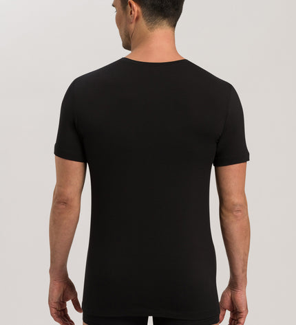 Hanro Men V-Shirt 1/2 Arm Cotton Superior