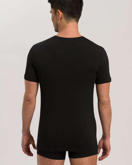 Hanro Men V-Shirt 1/2 Arm Cotton Superior