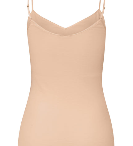 Hanro Spaghetti Top Cotton Seamless