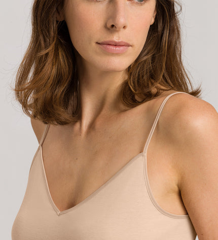 Hanro Spaghetti Top Cotton Seamless