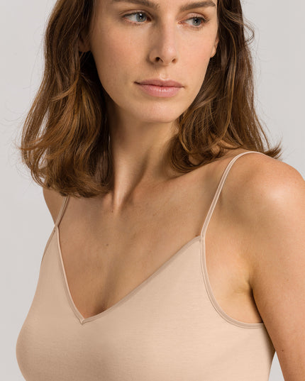 Hanro Spaghetti Top Cotton Seamless