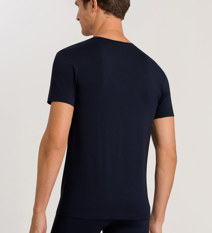 Hanro Men V-Shirt 1/2 Arm Cotton Superior