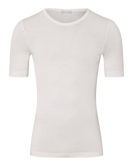 Hanro Men Kurzarm Shirt Woolen Silk