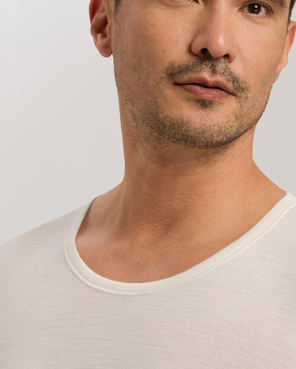 Hanro Men Langarm Shirt Woolen Silk