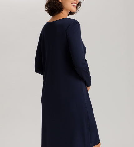 Hanro langarm Nachthemd Cotton Silk