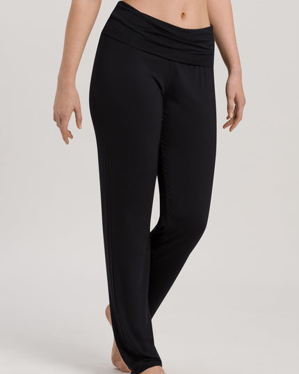 Hanro lange Hose Yoga schwarz