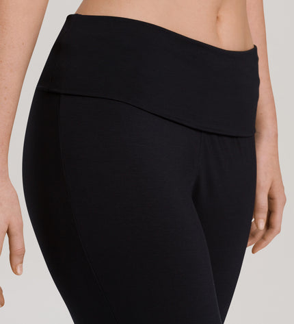 Hanro lange Hose Yoga schwarz