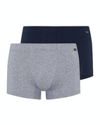 light melange / deep navy