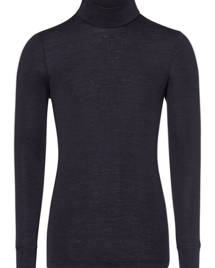 Hanro Men Rollkragen Shirt Woolen Silk