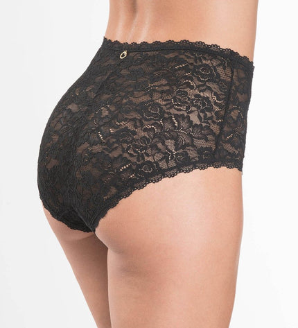 Aubade hoher Slip Rosessence schwarz
