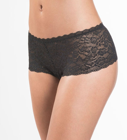 Aubade St-Tropez Slip Rosessence schwarz