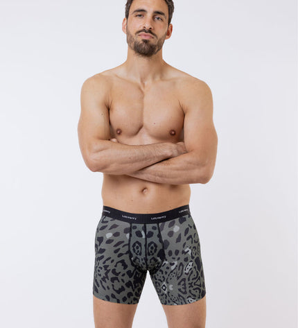 Loïc Henry Herren Boxer New Leo Kaki – Modal/Baumwolle mit patentiertem Haltesystem