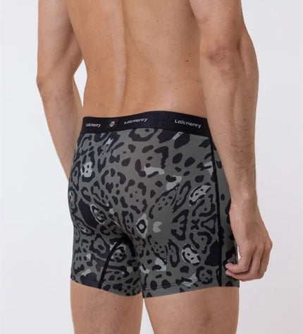 Loïc Henry Herren Boxer New Leo Kaki – Modal/Baumwolle mit patentiertem Haltesystem