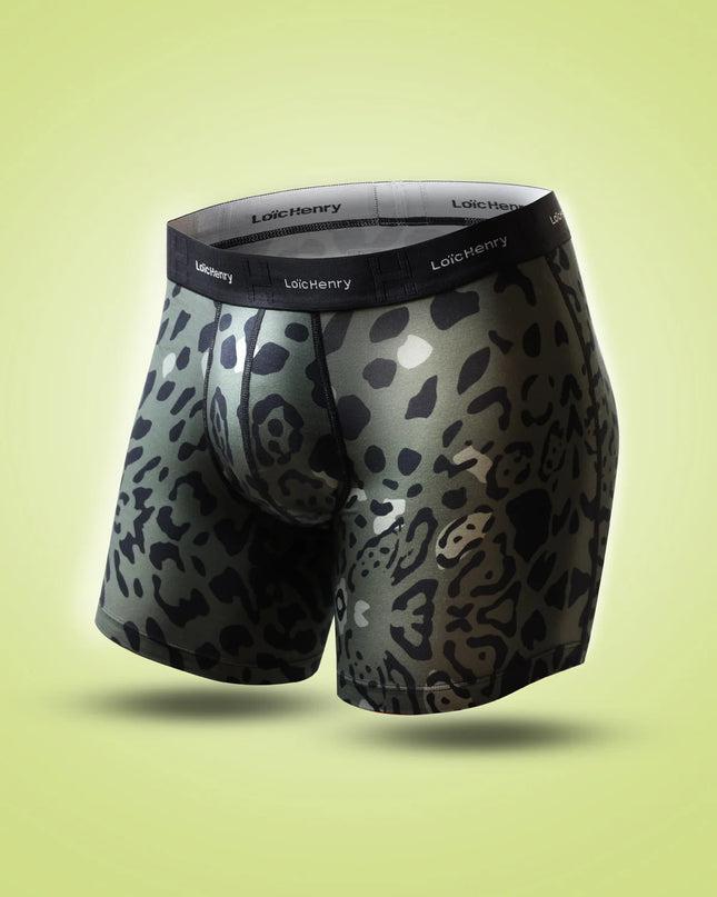 Loïc Henry Herren Boxer New Leo Kaki mit patentiertem Haltesystem