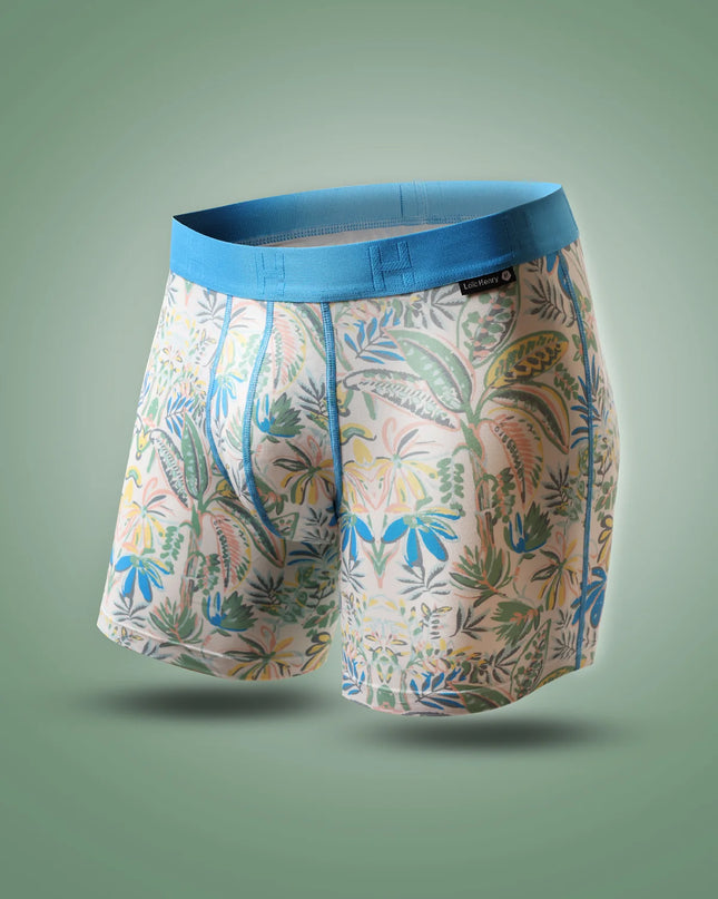Loïc Henry Boxer Jungle Joy aus Modal und Baumwolle