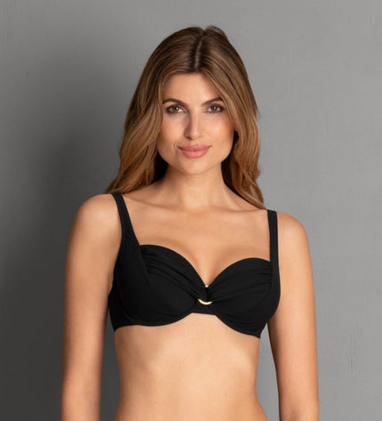 Rosa Faia Mix & Match Hermine Bikini Top schwarz