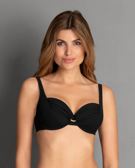 Rosa Faia Mix & Match Hermine Bikini Top schwarz