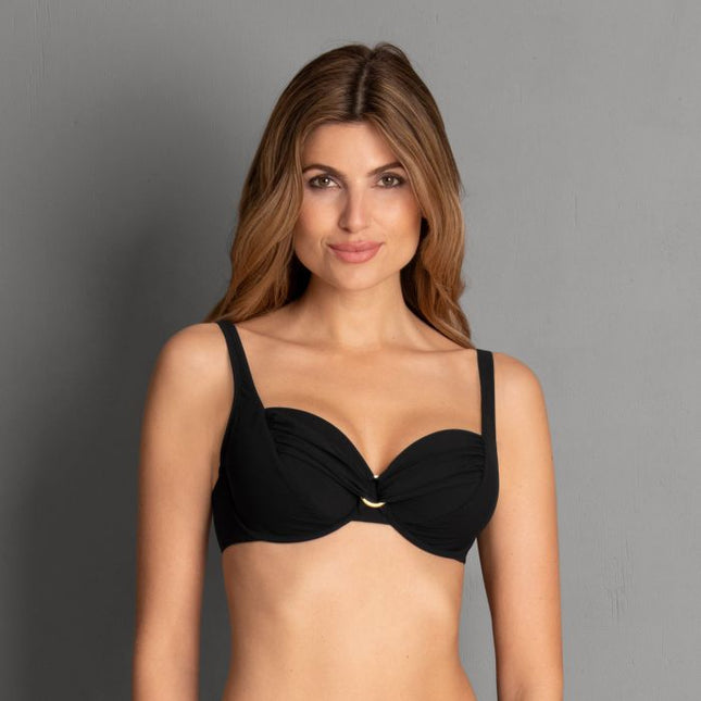 Rosa Faia Mix & Match Hermine Bikini Top schwarz