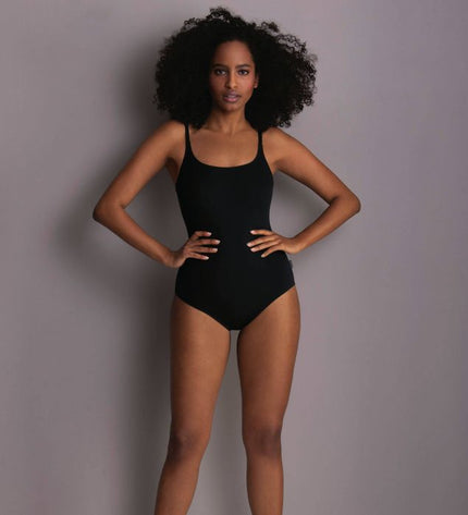 Rosa Faia Einteiler Perfect Black Suit Badeanzug schwarz