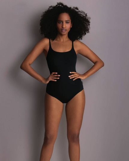 Rosa Faia Einteiler Perfect Black Suit Badeanzug schwarz