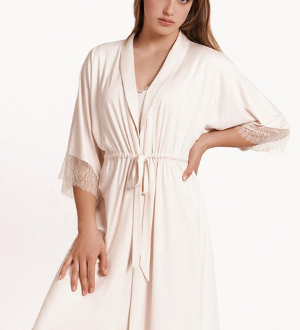 Lisca Morgenmantel Rose vanille