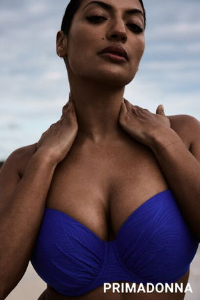 Prima Donna Swim unterlegter Bikini Balconette Mantas electric blue